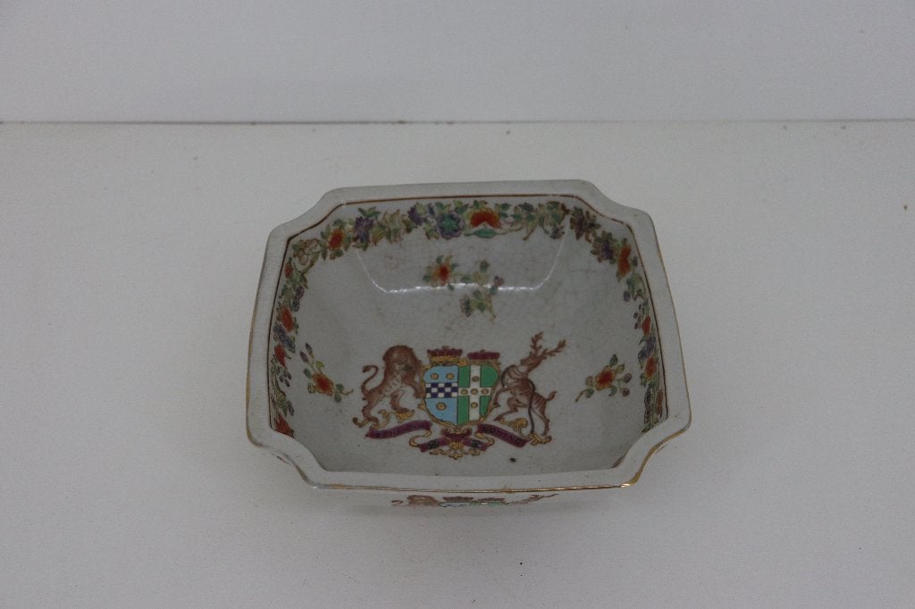 Prachtige Gecraqueleerde Porseleinen Schaal – Wong Lee 1895, Ophalen of Verzenden
