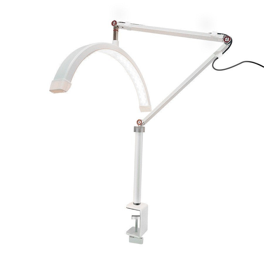 Half Moon Light Deskclip Wit - Nagelstudio Lamp, Metaal, Wit, Overige merken, Nieuw