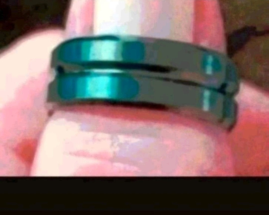 Ringen titanium maat 17-19-20-21 en 22, Verzenden, Nieuw, Zwart