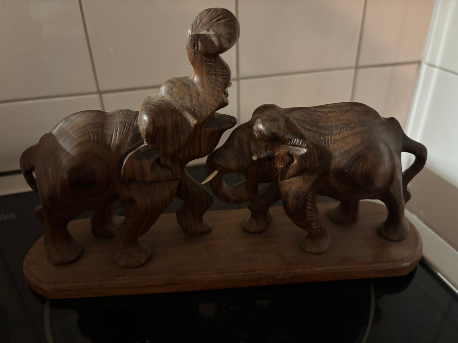 Houten olifanten, Ophalen of Verzenden
