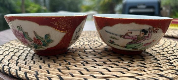 Chinese kommen set, Ophalen of Verzenden