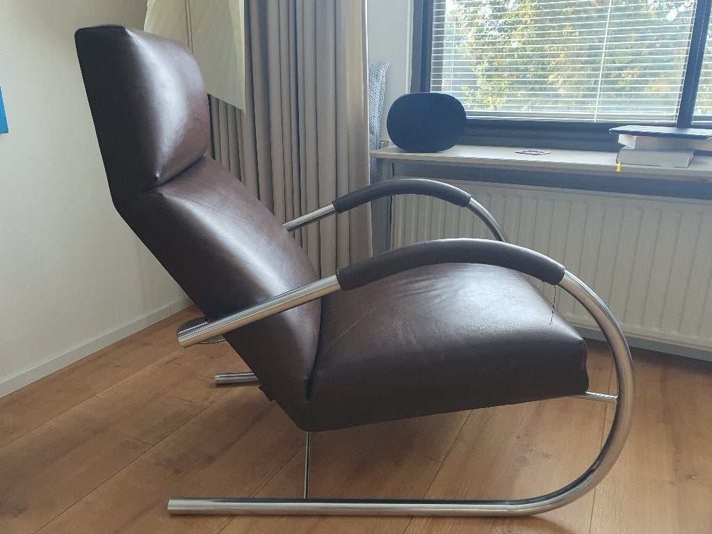 fauteuille Vandenberg Label Speedster, Ophalen, Gebruikt, 75 tot 100 cm, Leer