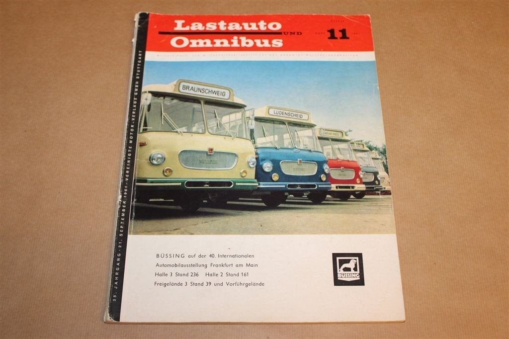 Lastauto und Omnibus 11 1961 — Büssing MAN Magirus, Ophalen of Verzenden, Gelezen, Tractor en Landbouw