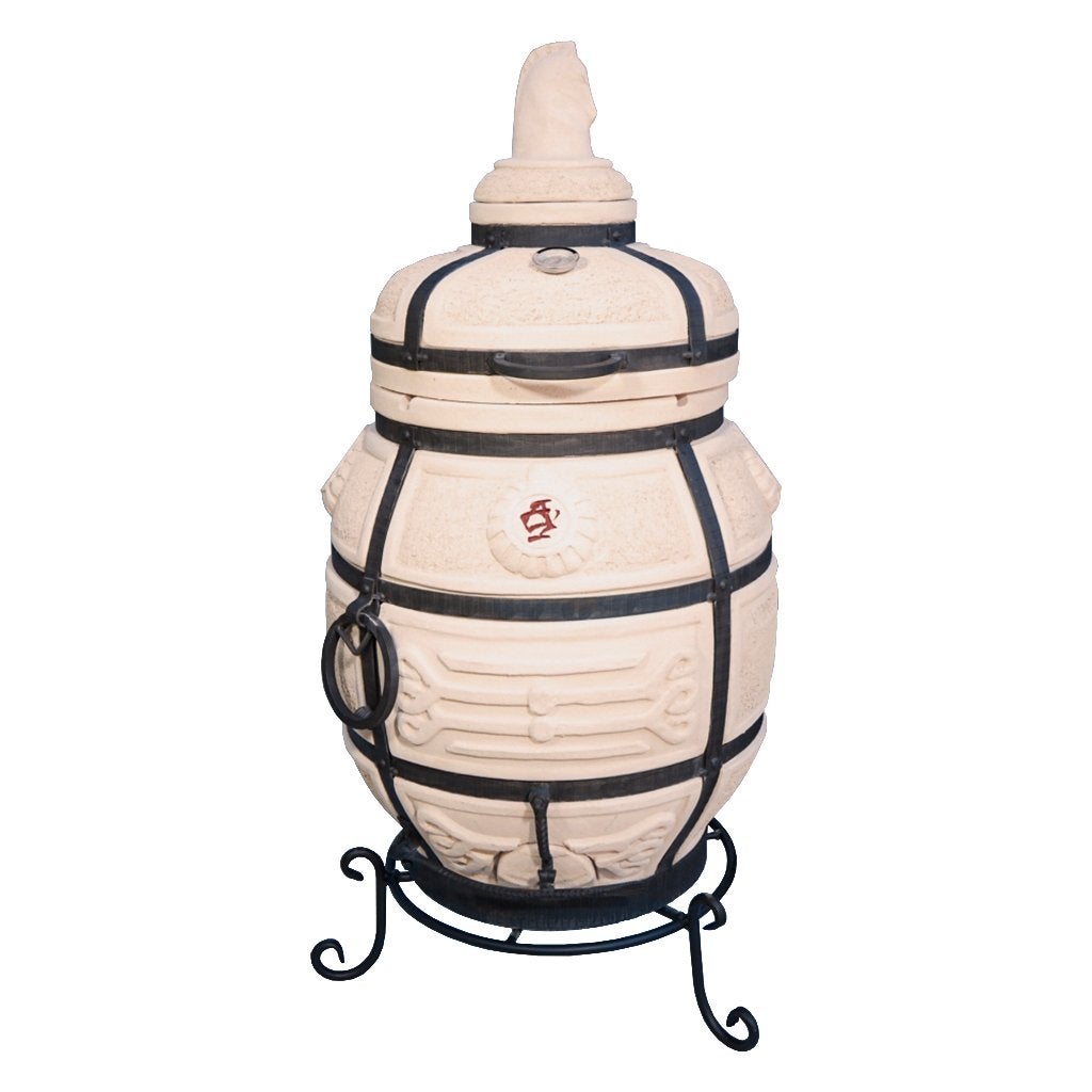 Tandoor Ruiter - Keramische houtgestookte BBQ oven - 137,5kg, Tuin en Terras, Verzenden, Nieuw, Kamado barbecue, Met accessoires