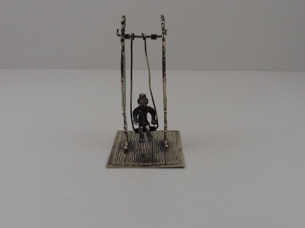 Zilveren miniatuur Schommel                             Z416