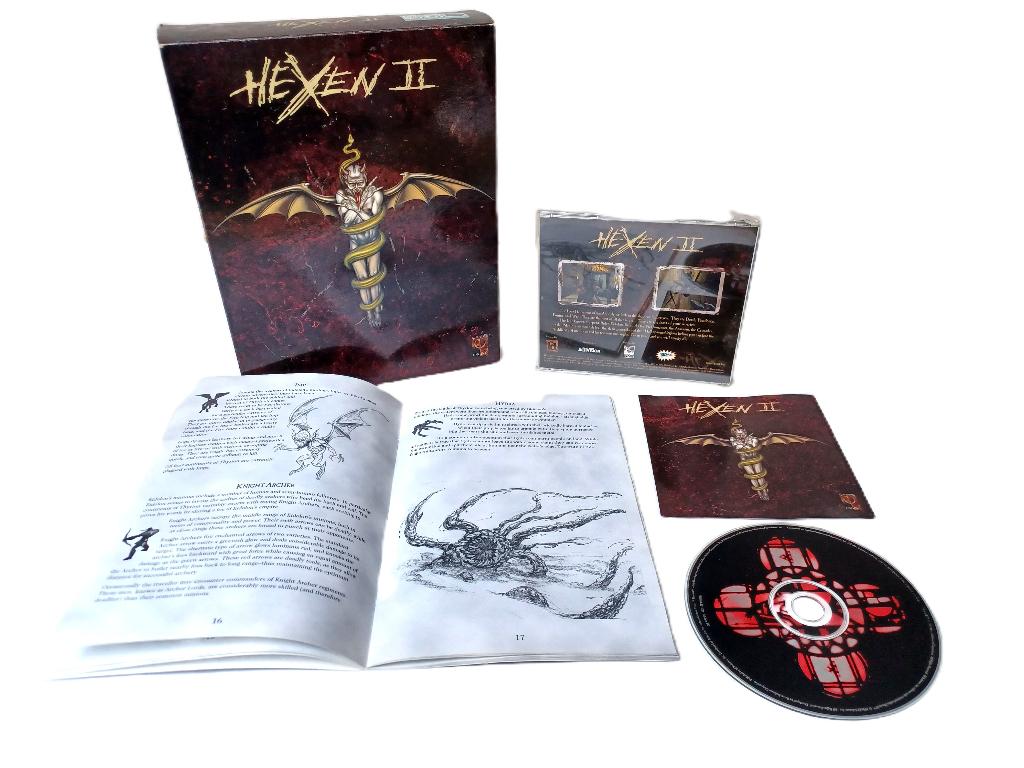 Hexen II in big box boekje in Engels, Spelcomputers en Games, Games | Pc, Avontuur en Actie, Gebruikt, 1 speler, Eén computer