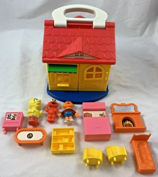 Tyco Sesamstraat My Play Cottage 1993 compleet Vintage huis, Coolsingel 104, 3011 AG Rotterdam, Netherlands, Verzenden, Zo goed als nieuw