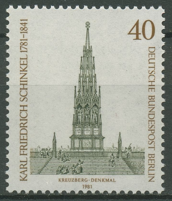 BERLIJN 1981 Karl Friedrich Schinkel, Michel: 640, Postfris., Verzenden, BRD, Postfris
