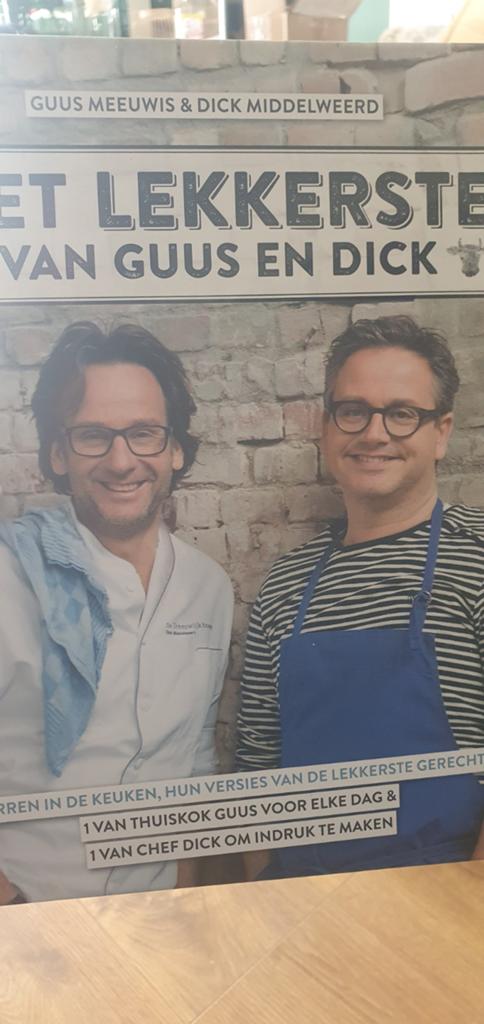 Het Lekkerste van Guus en Dick - Kookboek Nieuw, Ophalen of Verzenden, Nieuw, Guus Meeuwis & Dick Middelweerd