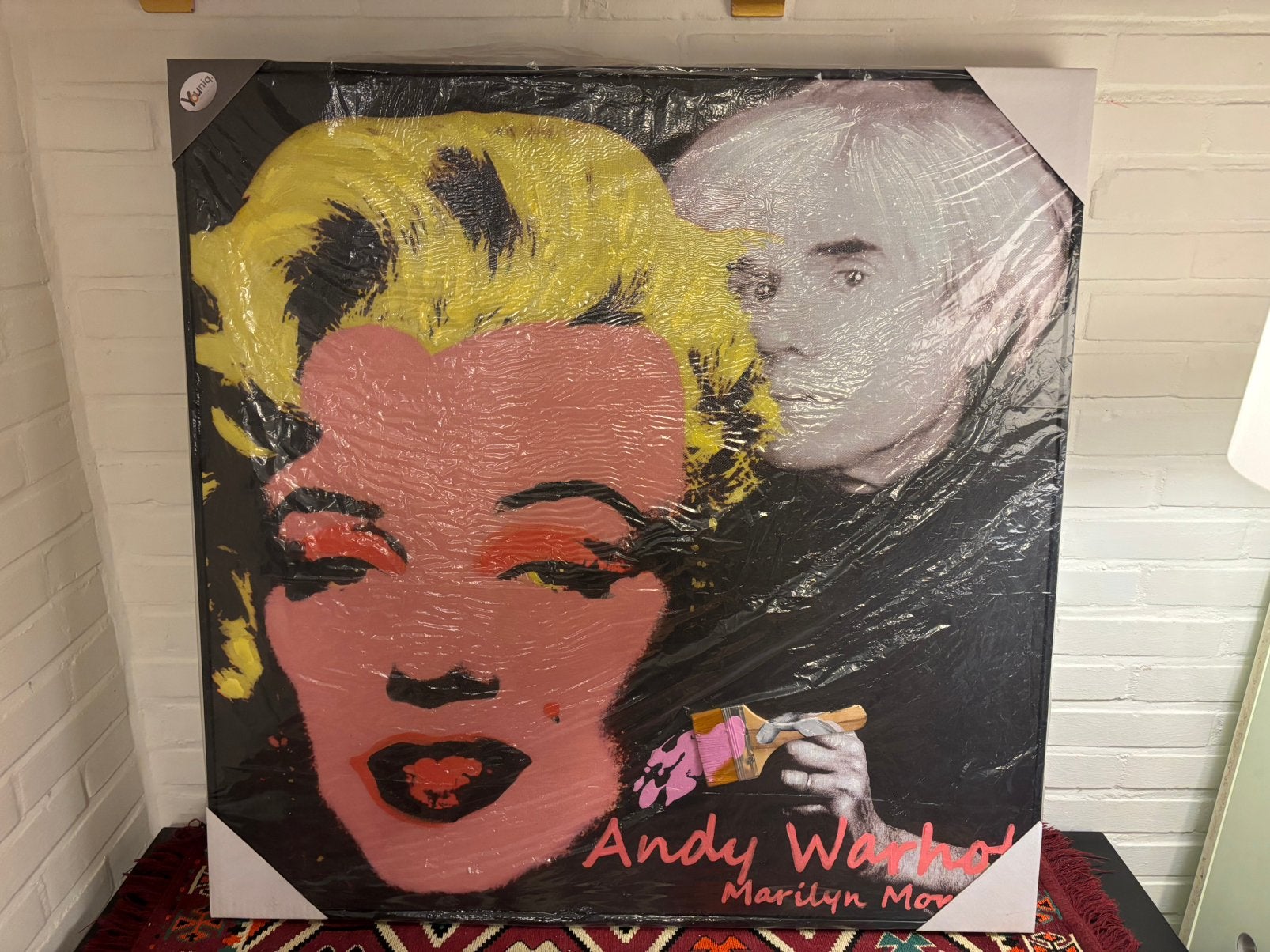 Prachtig schilderij Marilyn Monroe 90x90, Ophalen