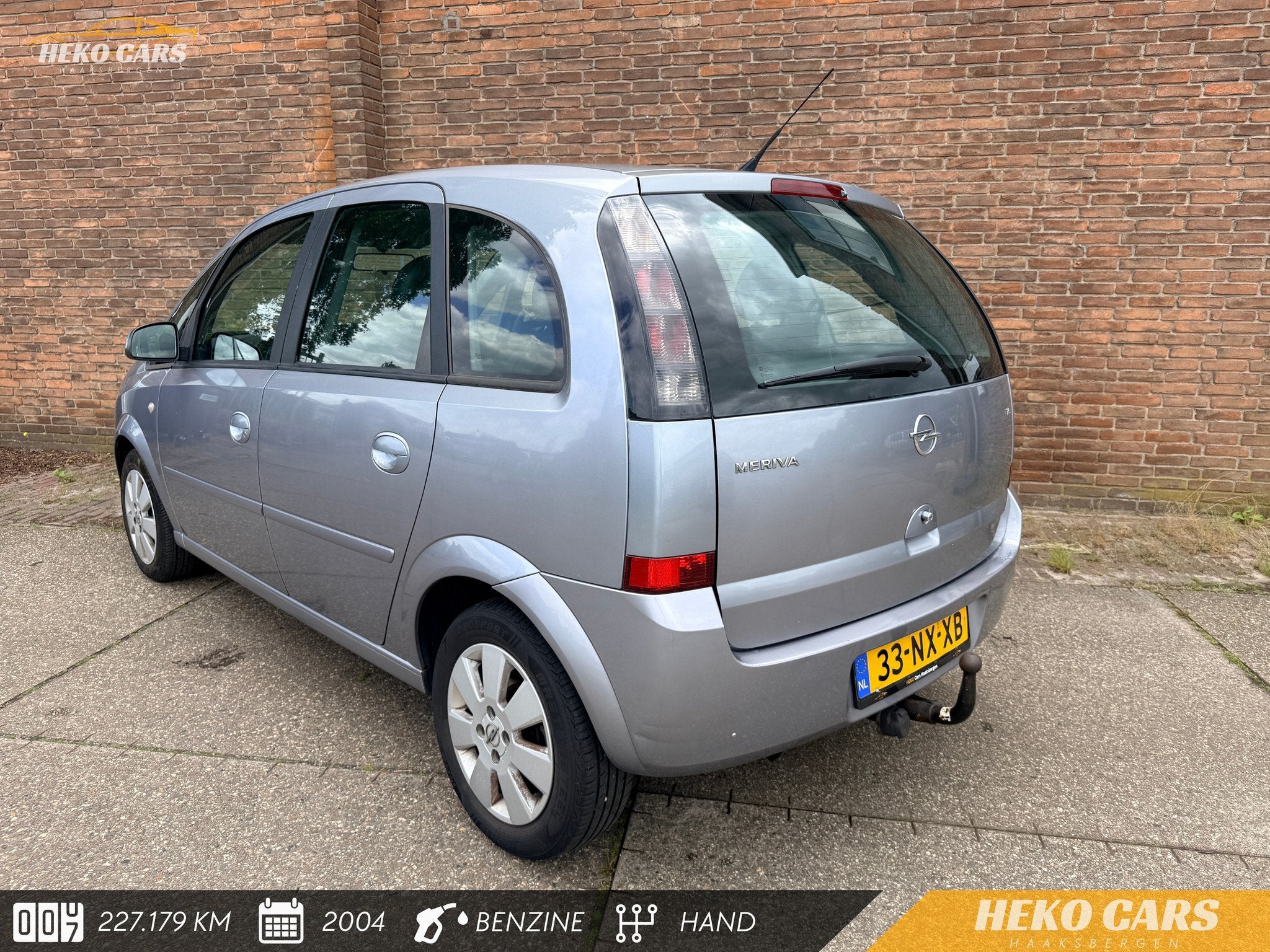 Opel Meriva 1.6-16V Cosmo·Airco·Elek.ramen·Trekhaak·LM v, Gebruikt, 4 cilinders, 100 pk, Origineel Nederlands