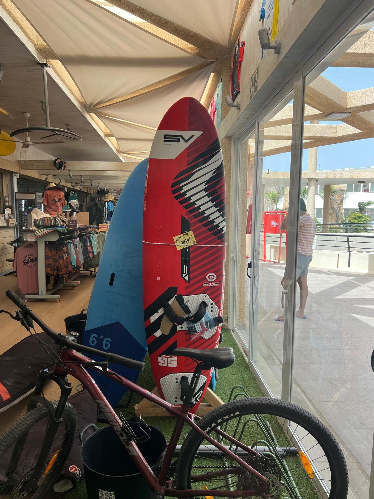 Severne Dyno 95 op Fuerteventura, Watersport en Boten, Windsurfen, Ophalen, Zo goed als nieuw, Overige typen