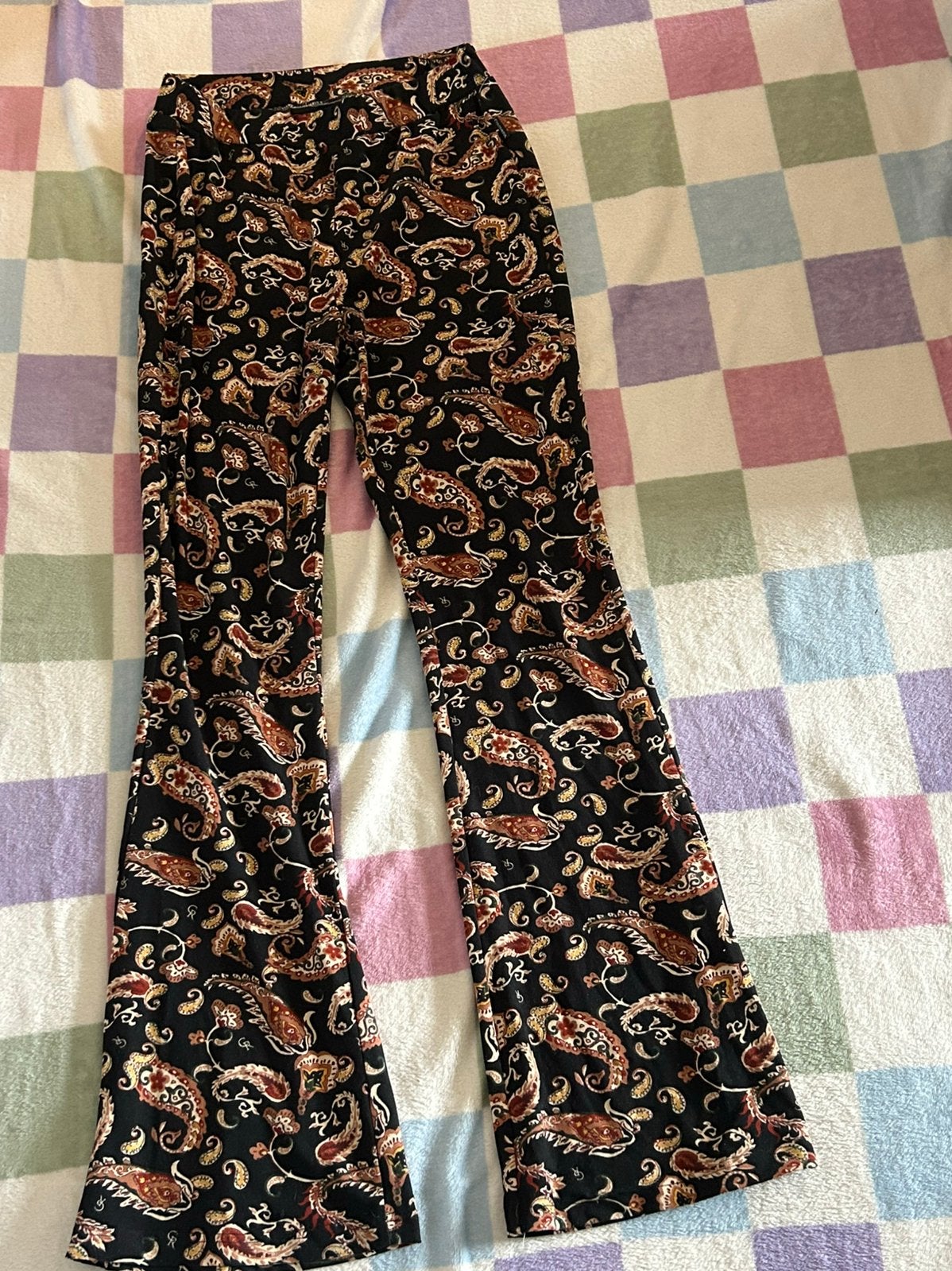 Colourful Rebel flared pants Paisley, maat L, Meerkleurig, Maat 42/44 (L), Nieuw, Ophalen of Verzenden