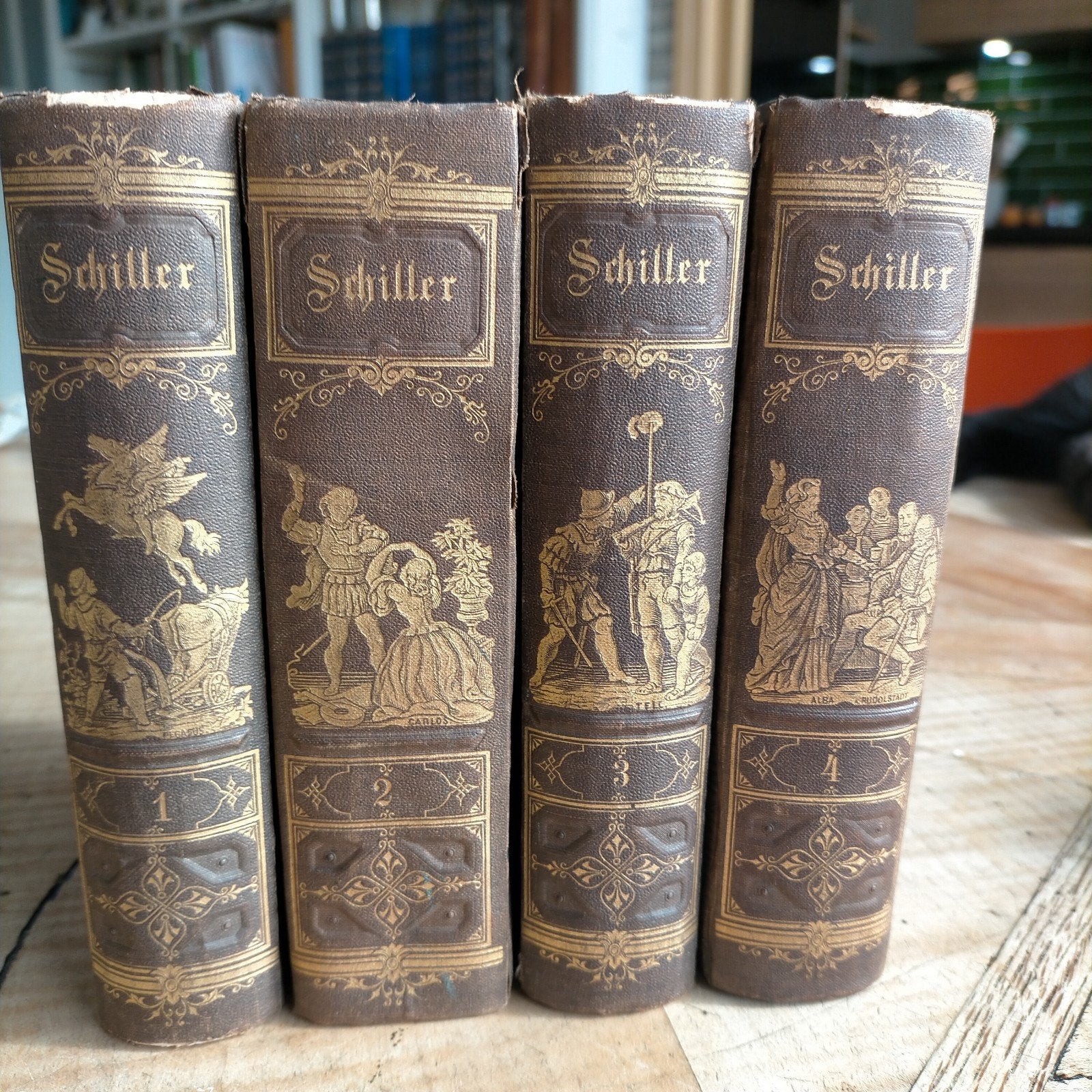 Schillers Sämmtliche Werke - Complete set 1871, Ophalen of Verzenden, Friedrich Schiller