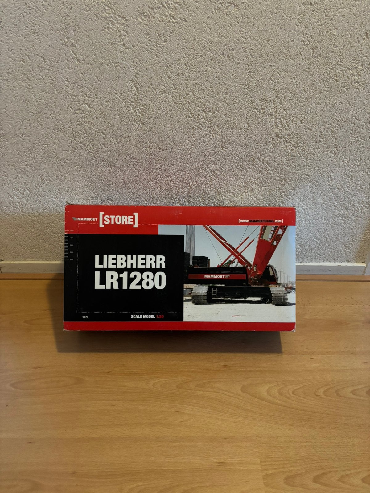 Mammoet liebherr lr1280, Hobby en Vrije tijd, Modelauto's | 1:50, Ophalen, Zo goed als nieuw, Hijskraan, Tractor of Landbouw, Conrad