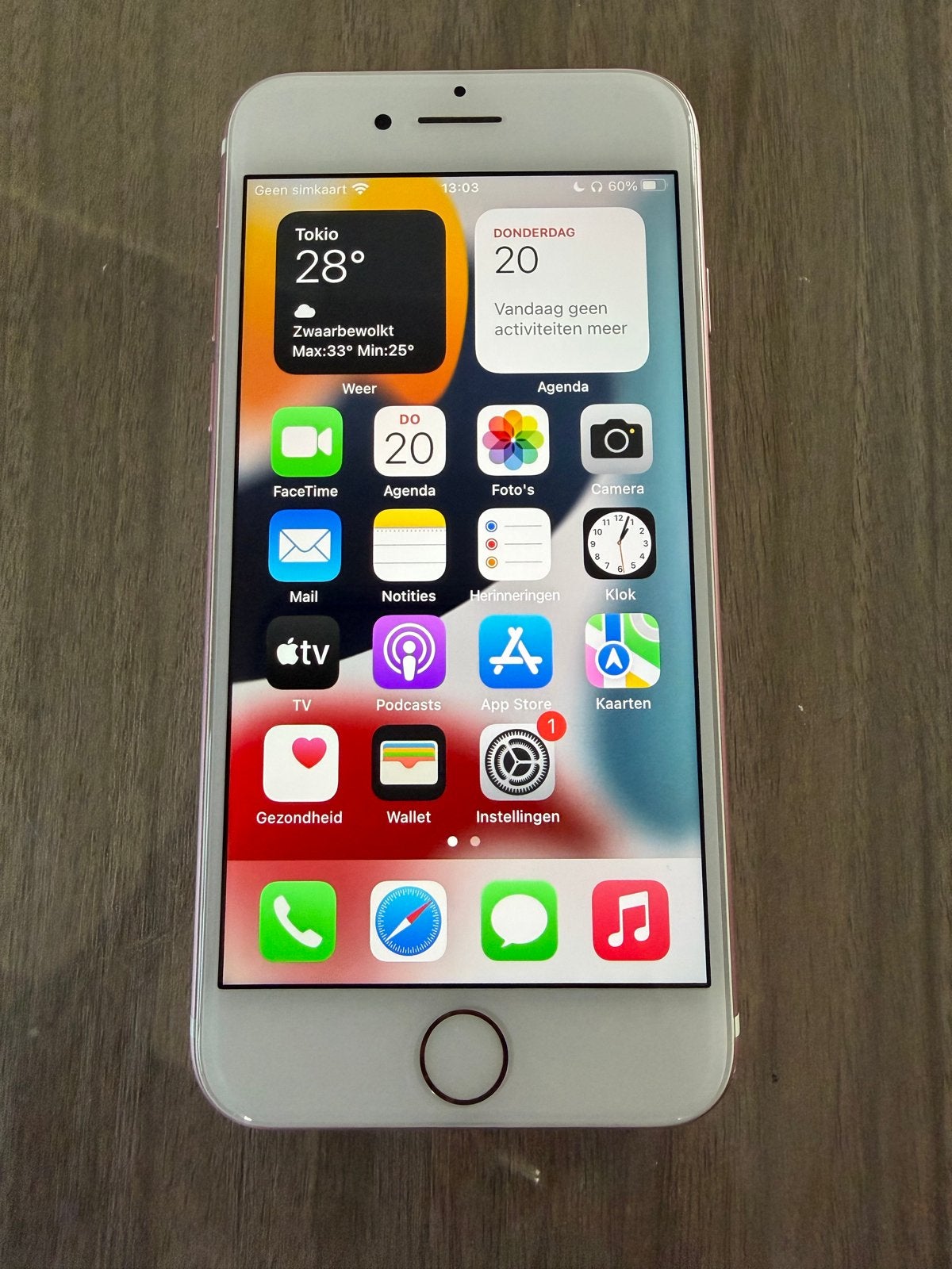 iPhone 7 128GB Roségoud - batterij 78%, 78 %, Ophalen of Verzenden, IPhone 7, Zonder abonnement