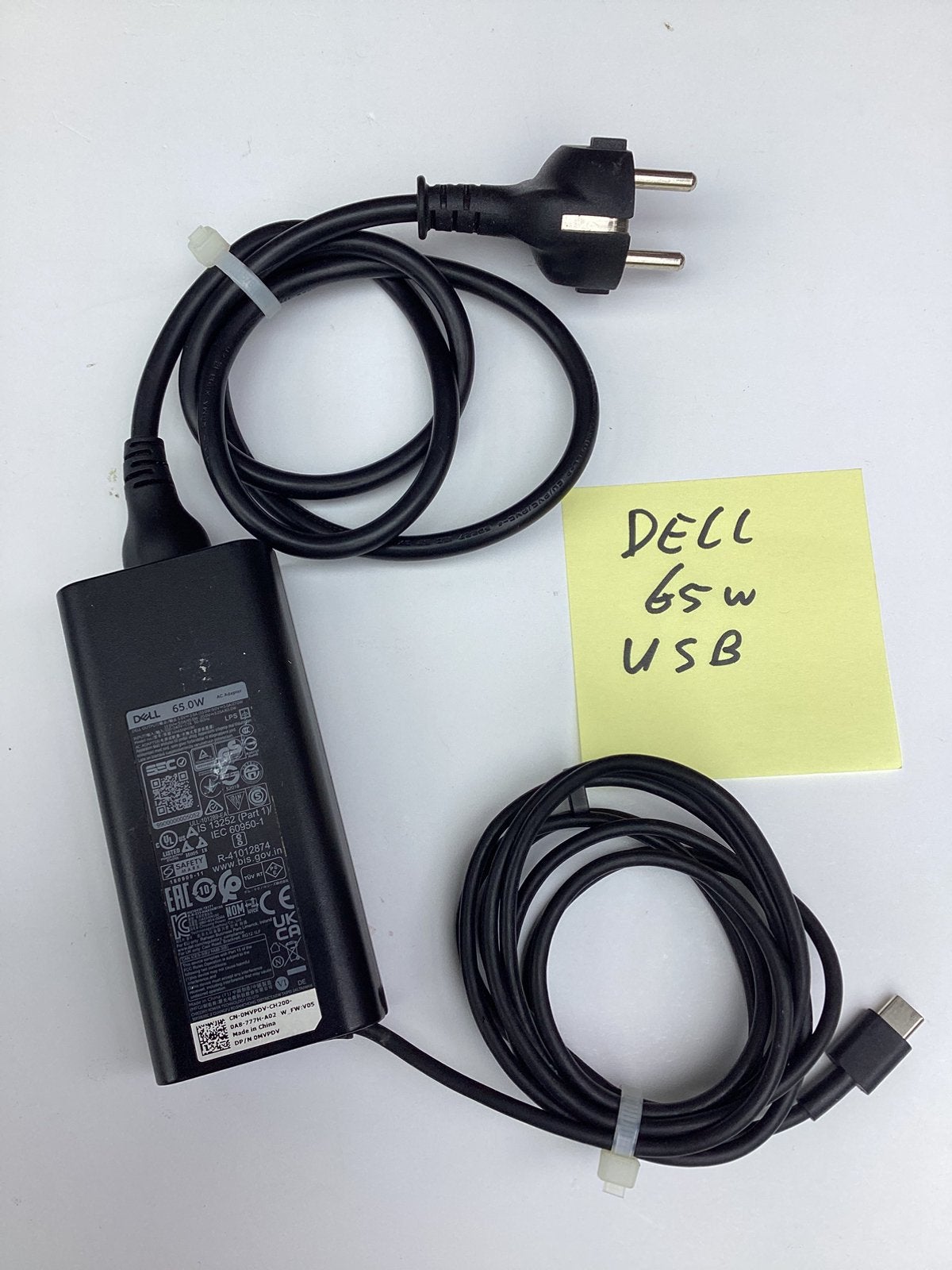 Adapter Dell 65w USB, Computers en Software, Ophalen of Verzenden, Zo goed als nieuw