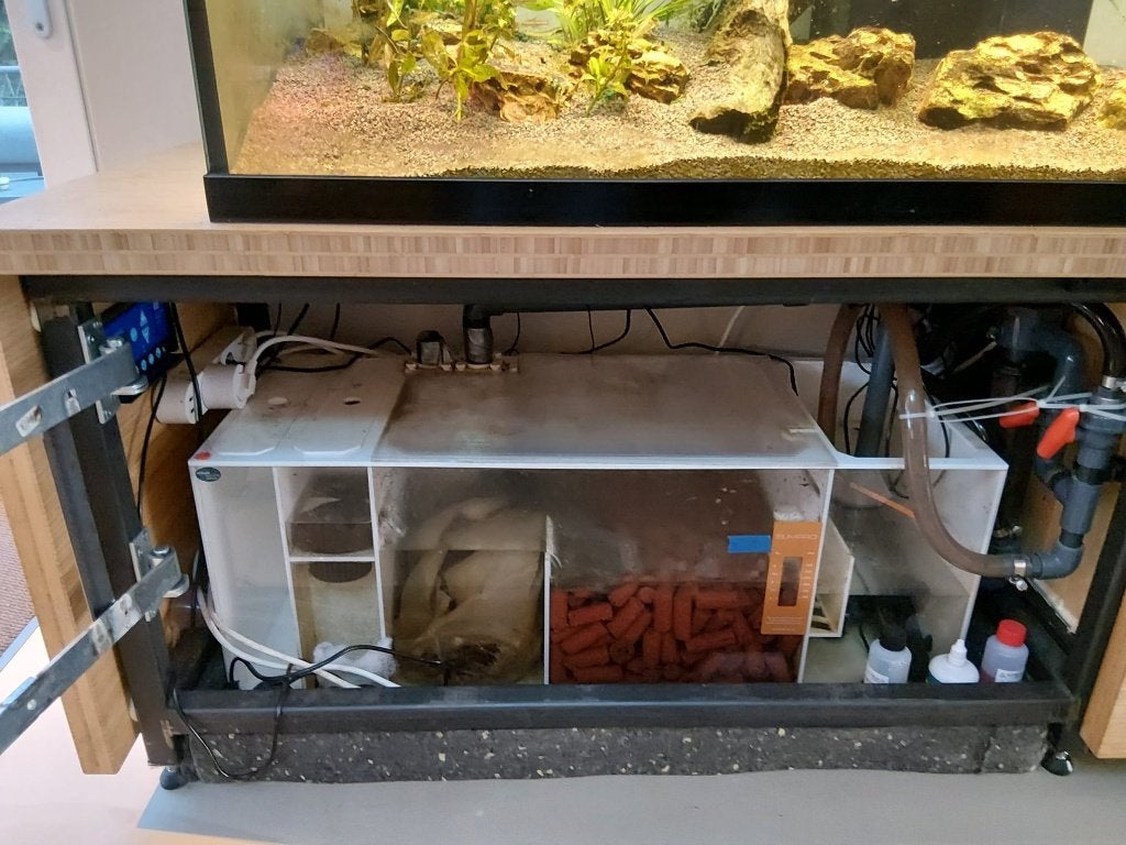 Aquarium 160x60x67 (643 liter) Compleet met Sump,led en CO2, Ophalen, Overige merken, Inclusief controller, Gevuld zoetwateraquarium