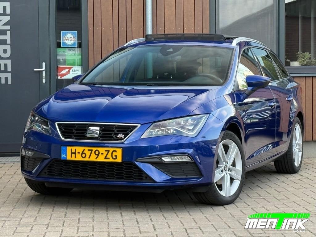 Seat LEON 1.0 TSI FR Pano Led Trekhaak Camera Stoelverw., 49 €/maand, Origineel Nederlands, Bedrijf, Handgeschakeld