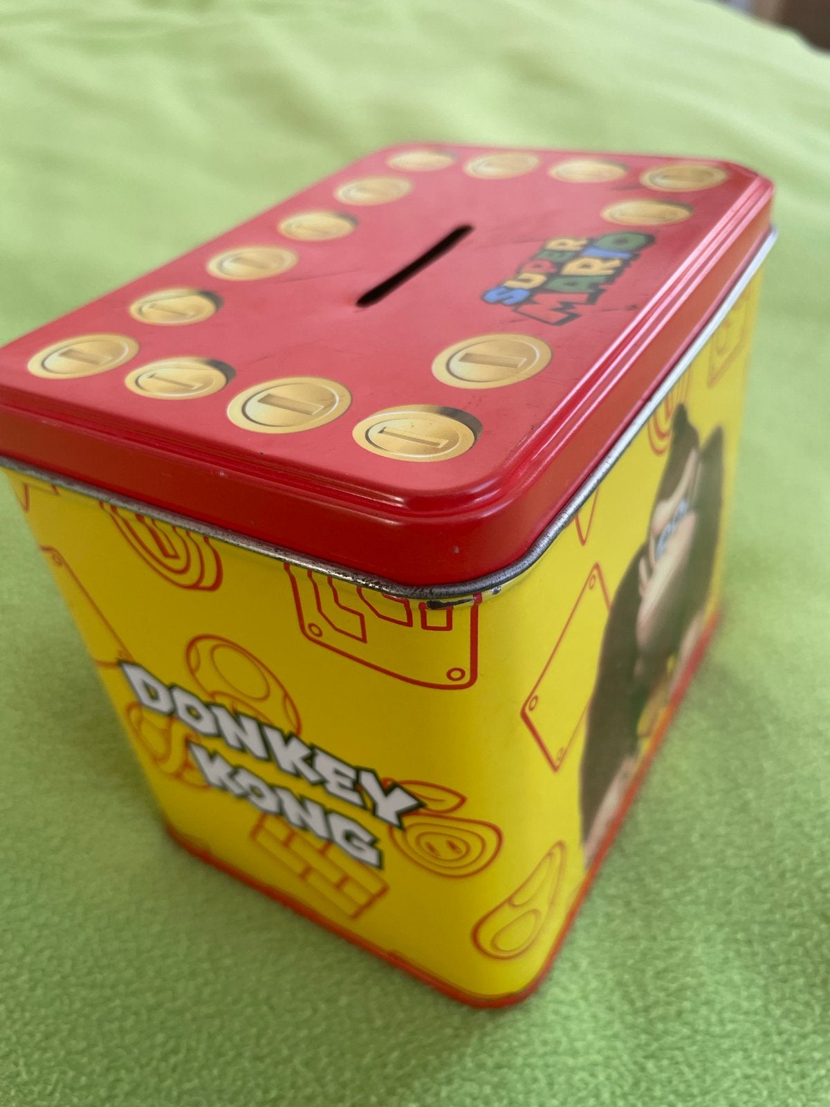 Donkey Kong spaarpot - Super Mario Bros, Ophalen of Verzenden, Gebruikt, Metaal of Blik, Strip- of Tekenfilmfiguur