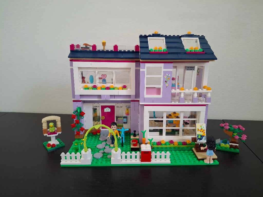 Lego Friends Emma's huis 41095, Compleet, Lego, Friends, Ophalen of Verzenden