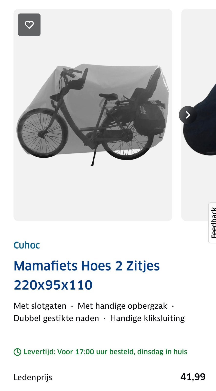 Fietshoes mama fiets waterproof, Ophalen, Gebruikt