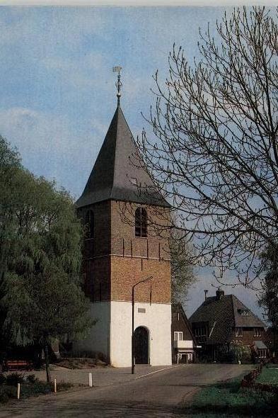Bij Schoonhoven  NH Kerk Willige-Langerak, Verzamelen, Ansichtkaarten | Nederland, Ongelopen, Zuid-Holland, 1960 tot 1980, Verzenden