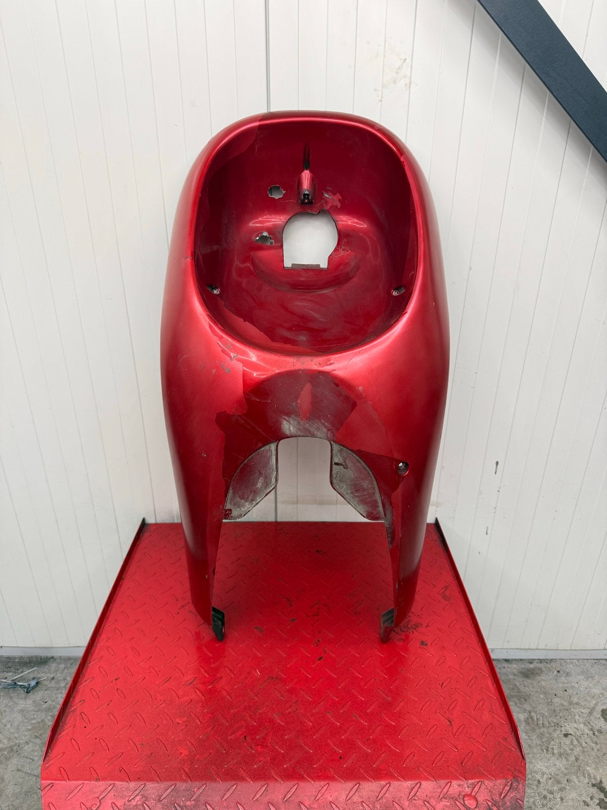 Piaggio SKR / Skipper onderkuip rood, Ophalen of Verzenden, Gebruikt, Kap, Piaggio