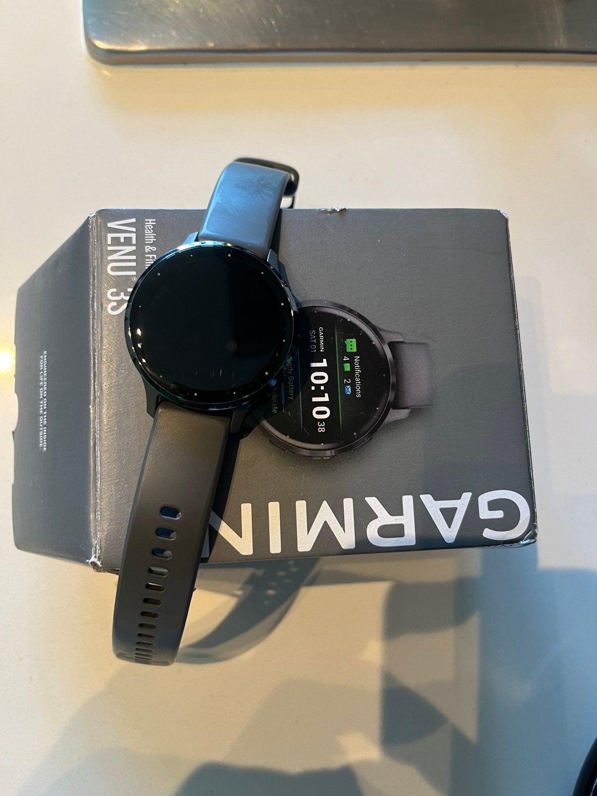 Garmin Venu 3S Smartwatch, Sieraden, Tassen en Uiterlijk, Smartwatches, Afstand, Zwart, Ophalen of Verzenden, Zo goed als nieuw