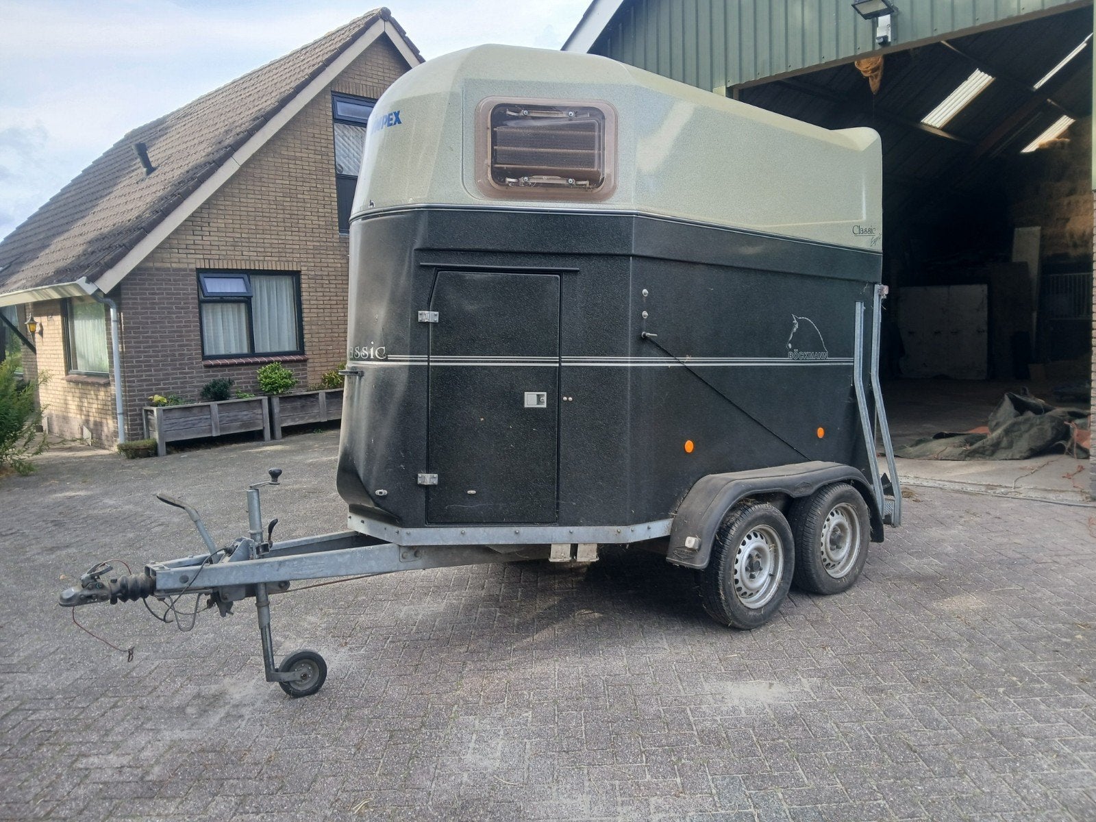 bockmann classic te koop, Ophalen of Verzenden, Gebruikt, Polyester, 2-paards trailer