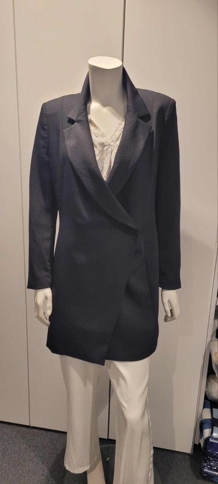 Kookai Zwarte blazer / jurk- Elegant en Tijdloos maat 40, Maat 38/40 (M), Zwart, Kookai, Ophalen of Verzenden