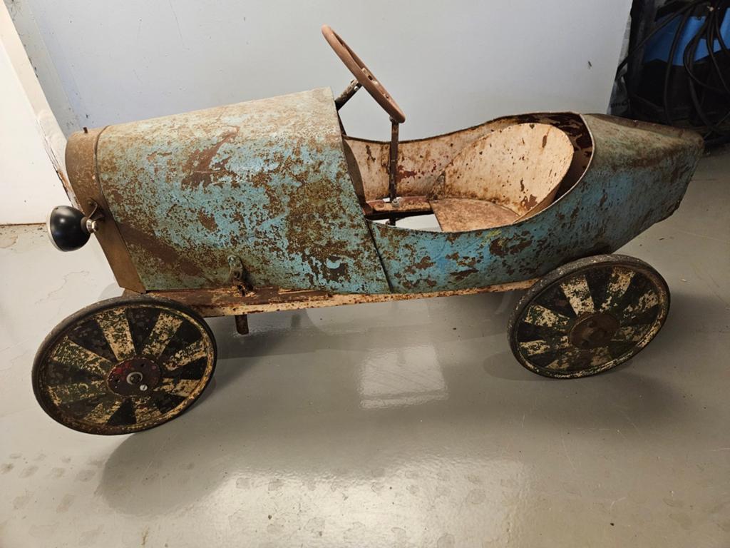Antieke Eureka trapauto uit de jaren'30 uniek verzamelstuk, Antiek en Kunst, Ophalen