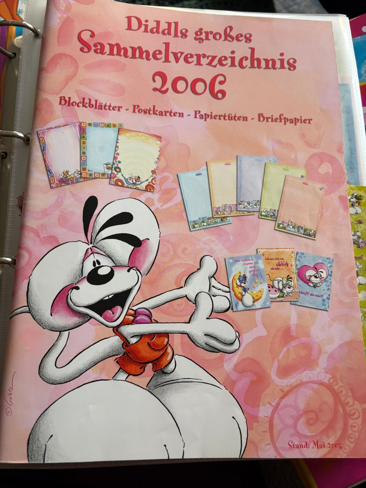 Grote Diddl collectie uit 2006, Ophalen, Verschillende figuren, Zo goed als nieuw, Papier, Kaart of Schrift