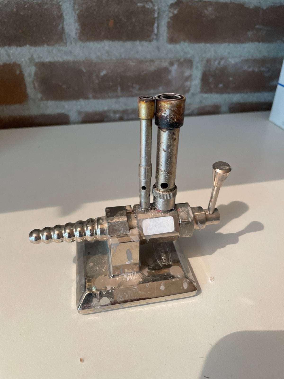Vintage Bunsenbrander - Laboratoriumuitrusting, Ophalen of Verzenden