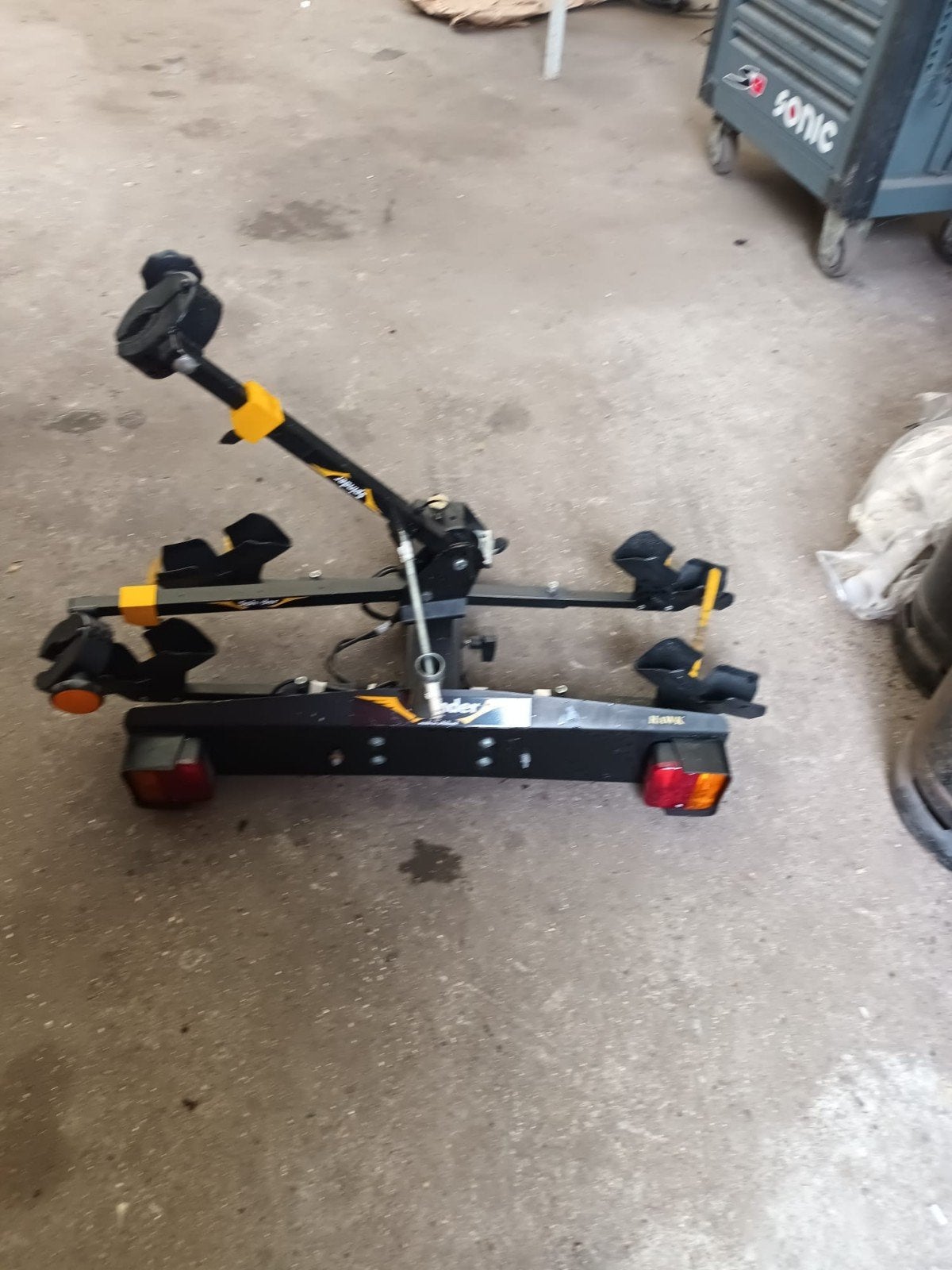 fiets drager auto, Ophalen