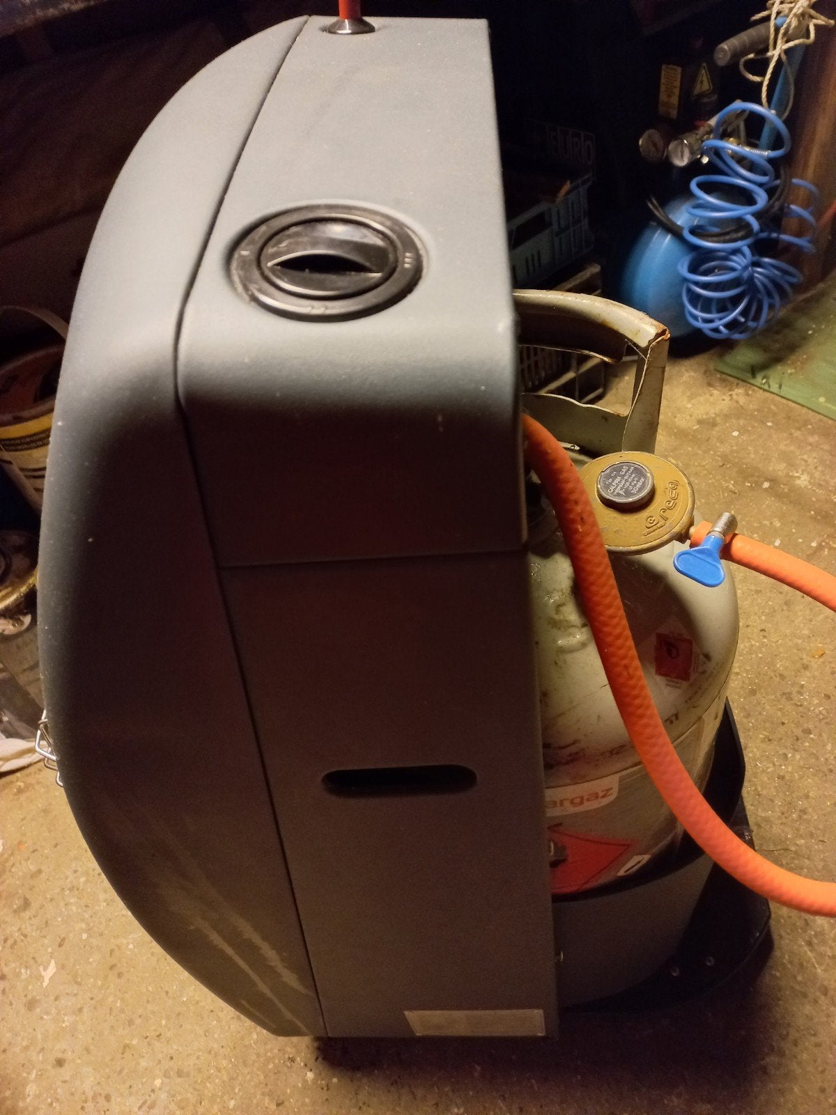 Infrarood Rolkachel RC4200B - Gasverwarming, Ophalen, Gebruikt, 800 watt of meer, Kachel
