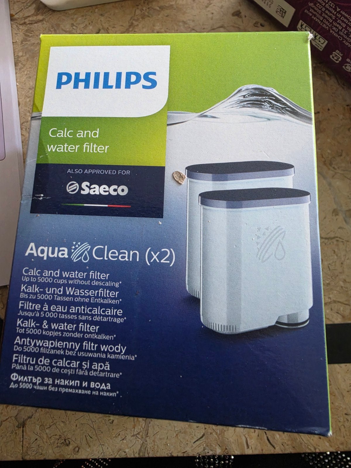 Philips AquaClean Kalk- en Waterfilter (1 stuk), Ophalen of Verzenden, Nieuw, Koffiemachine, Koffiebonen