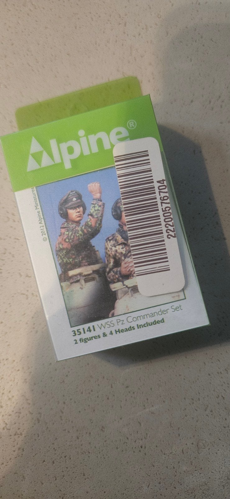 Alpine Miniatures WSS Pz Commander Set (1:35), Ophalen of Verzenden, Nieuw, 1:35 tot 1:50, Figuur of Figuren