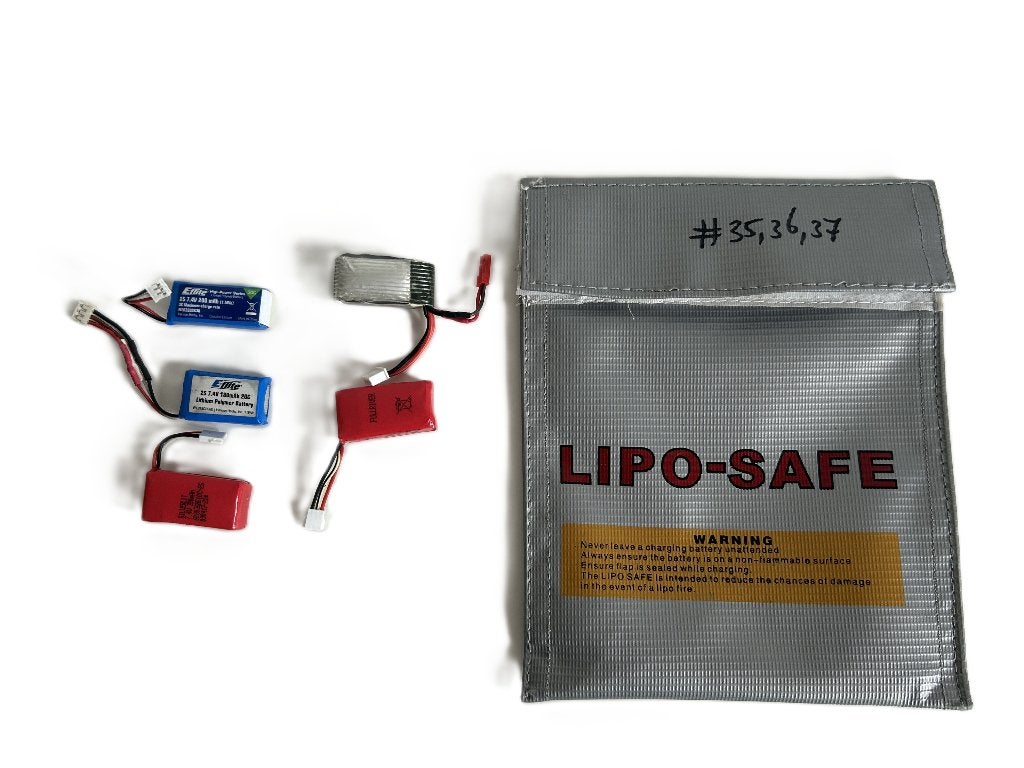 E-flite 2 7.4v 200mah / 180mah accu's rc helicopter, Ophalen of Verzenden, Gebruikt