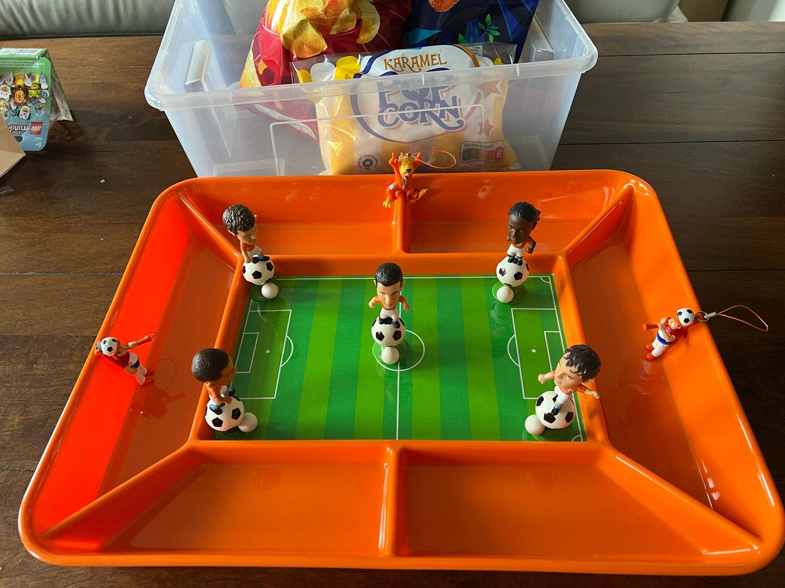 Jumbo WK Voetbalspel met Oranje Leeuw en Spelers, Ophalen of Verzenden, Zo goed als nieuw
