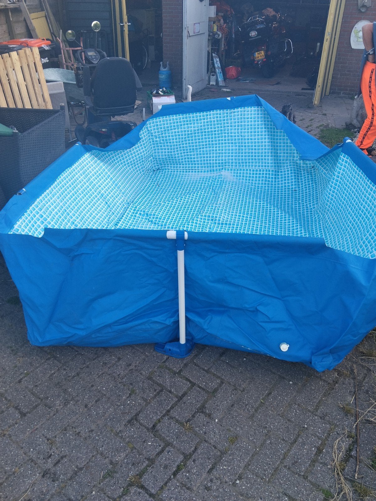 Intex 300x200 Opzetzwembad met Zandfilterpomp en Accessoires, Ophalen, Gebruikt, Minder dan 80 cm, Minder dan 200 cm