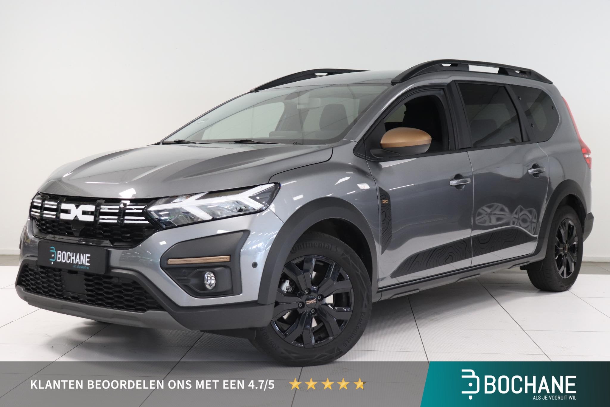 Dacia Jogger 1.6 Hybrid 140 Extreme 7p. | Camera | Trekhaak, Auto's, Gebruikt, 4 cilinders, Met garantie (alle), 7 stoelen