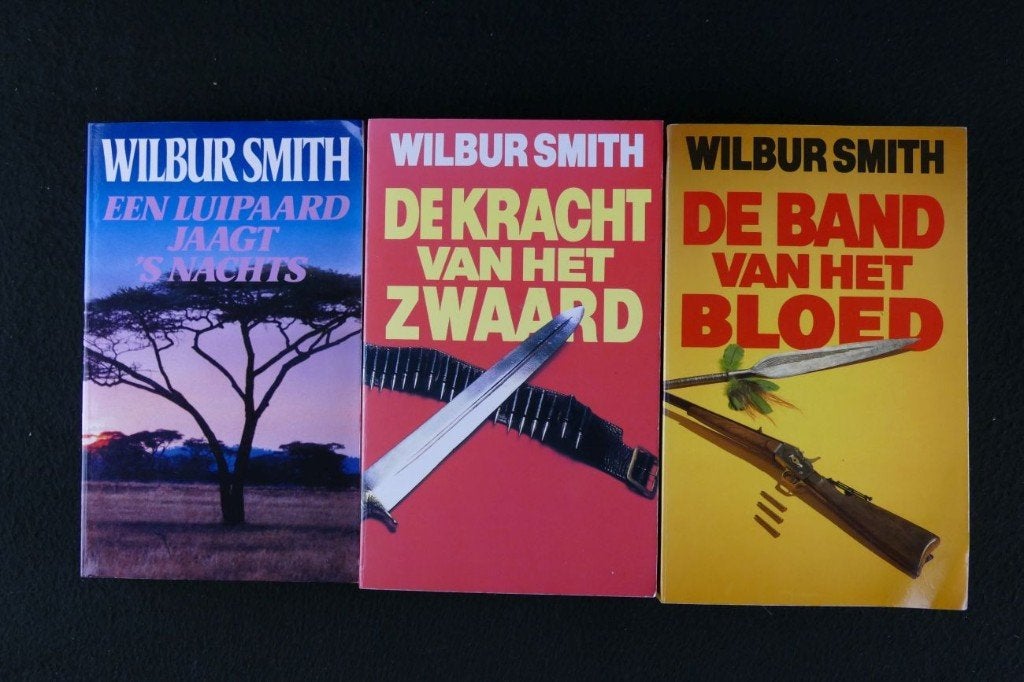 3x Boeken van Wilbur Smith (1990-1992), Ophalen of Verzenden, Gelezen, Wilbur Smith
