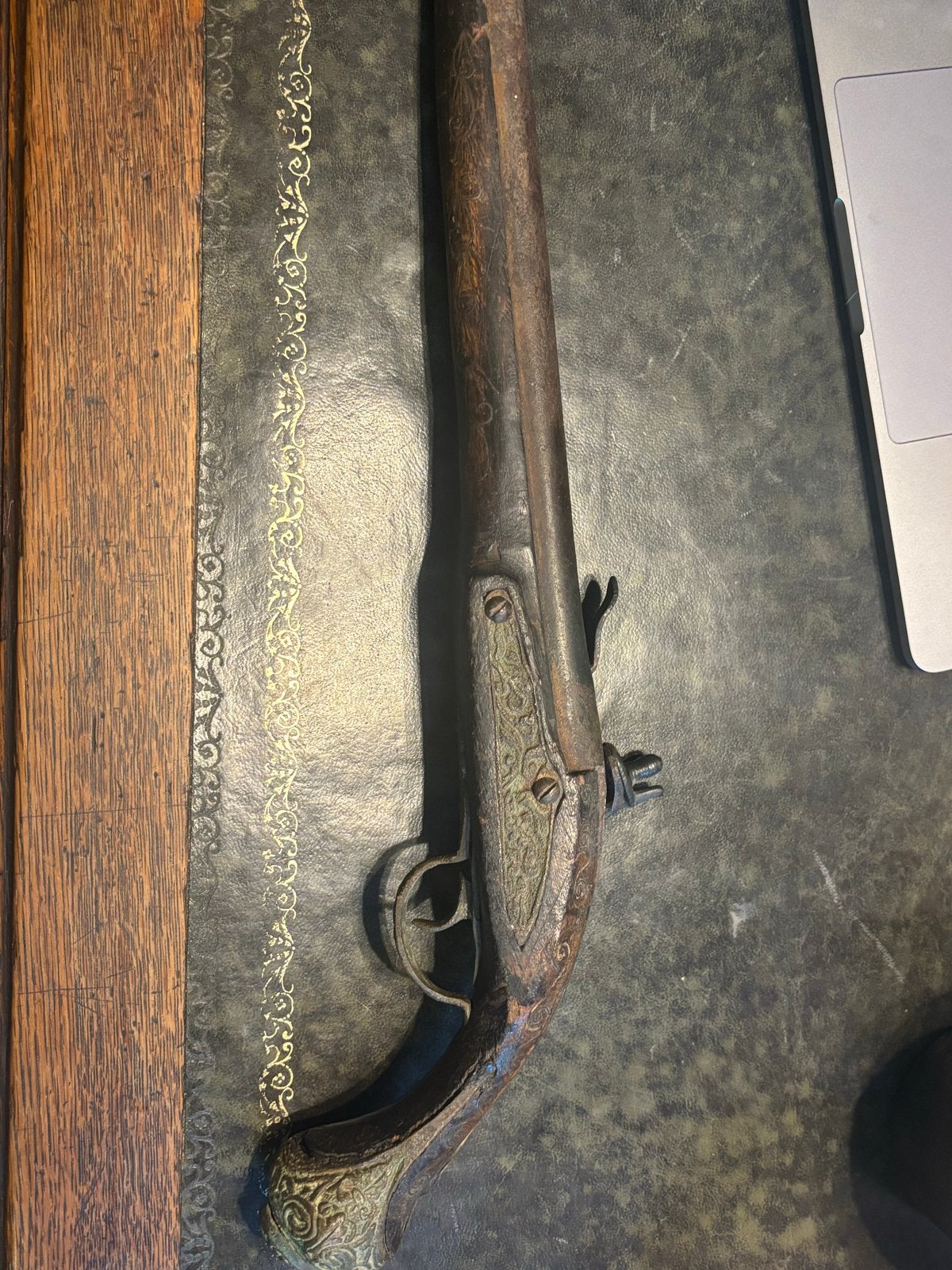 Antiek vuursteenpistool - 43cm lang, Antiek en Kunst, Verzenden