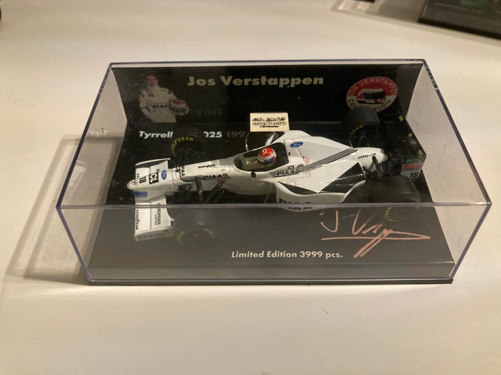 Jos verstappen tyrrel ford 025 special edition, Ophalen of Verzenden, Nieuw, Formule 1