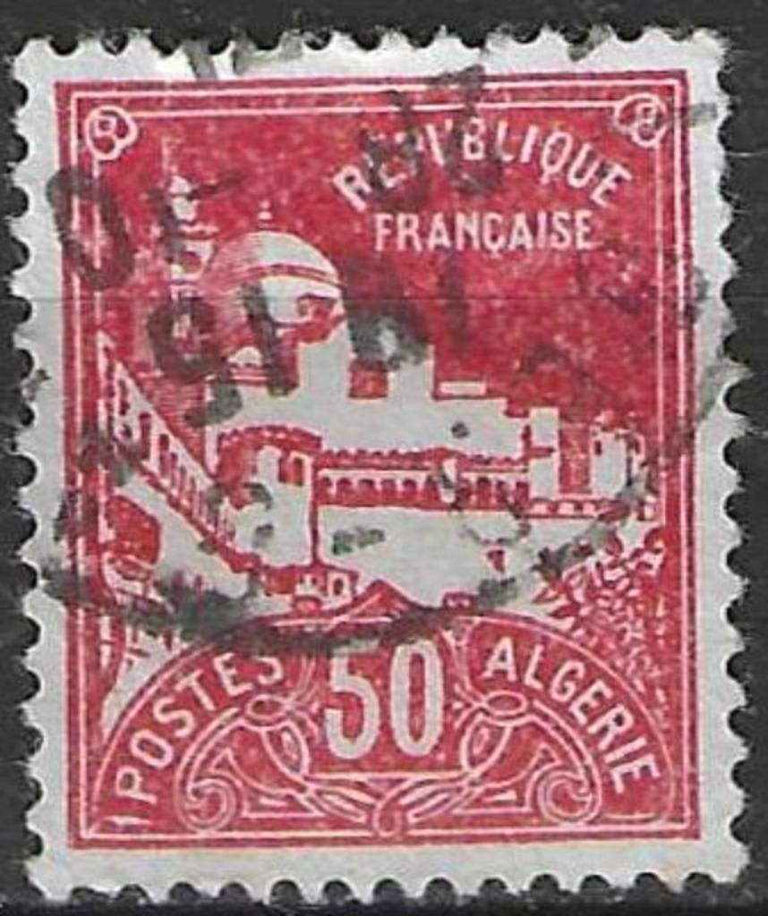 Algerije 1927/1930 - Yvert 79A - Moskee Djamaa al-Djedi (ST), Verzenden, Overige landen, Gestempeld