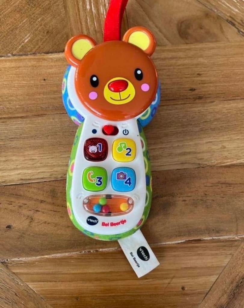 VTech Bel Beertje Telefoon - Interactief Speelgoed, Ophalen of Verzenden, Zo goed als nieuw, 6 maanden tot 2 jaar