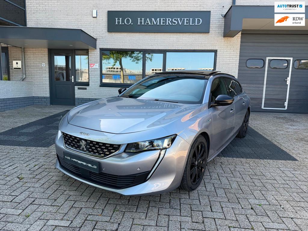 Peugeot 508 SW 1.6 HYbrid Blue Lease GT Line Avantage, Gebruikt, Zwart, 4 cilinders, 181 pk
