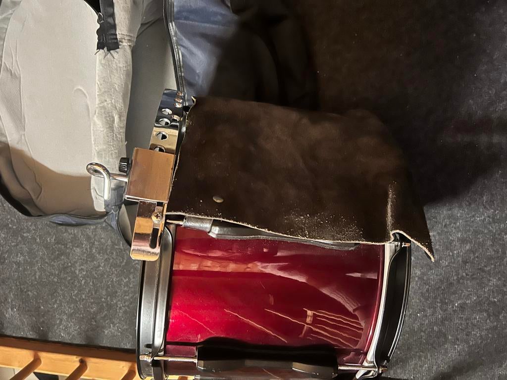 Snaredrum met stokken, riem en hoes Majestic drums, Ophalen, Gebruikt, Overige merken