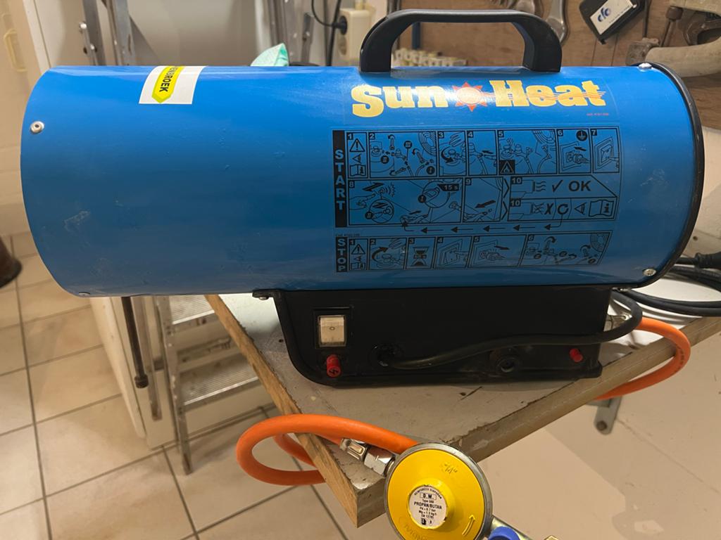 Sun Heat 17G Gaskachel - Krachtige Verwarming, 30 tot 80 cm, Gebruikt, Kachel, Ophalen of Verzenden